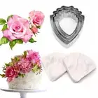 Silicone Fondant Mold Veining Sugar Flower Making Tool Cake Decorating
