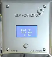 Clean Room Monitor 3 in 1 (Diff. Pressure, Temp, RH) for Pharma Clean Rooms, Isolation Rooms, Hospitals Model: AI-CRM1-1 LCD (RS485 Communication)