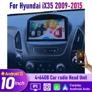 10'' Wireless CarPlay Android auto For Hyundai Ix35 2009-2015 radio head unit