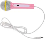 Microphone for Jack Amplifying Mic for Singing Portable Karaoke Fun for Family Parties and Early Education Activities
