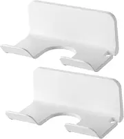 MERRYHAPY Hair Dryer Shelf Adhesive Wall-mounted Dryer Holder Hair Dryer Storage Box for Blow Dryer