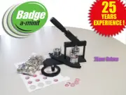 25mm Multipress Badge Making Machine with 250 buttons and cutter