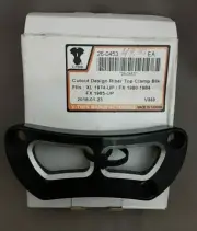 V-Twin 26-0453 Black Cutout Design Riser Top Clamp for Harley Davidson 1974-up