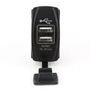 Car Charger 3.1A LED Dual USB Port Power Socket Phone Charging Adapter Universal (for: Subaru)