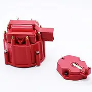 Performance Red Male HEI Distributor Cap & Rotor Replacement Kits Fits for SBC BBC 305 350 454