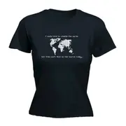 Would Love To Change The World Source Code - Funny Novelty Womens T-Shirt T Shirt Tshirt