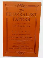 ❤️THE FEDERALIST PAPERS by Alexander Hamilton, John Madison, Faux Leather- NEW