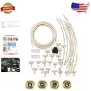 Expandable Patio Misting Kit - 48ft UV Resistant Tubing, 18 Nozzle Un-Assembled