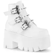 Demonia Ashes-55 goth gothic cyber white platform platform women's 9