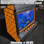 Retro Arcade Display for Nintendo Switch / Gamer Gifts / Nintendo Accessories