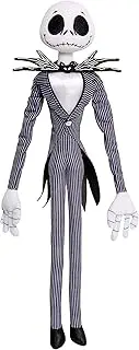 Just Play Disney Tim Burton's Nightmare Before Christmas 16-Inch Tall Jack Skellington Plush, Stuffed Toys for Kids, by