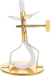 Hurricane 2Pcs Kerosene Wick Holders Adjustable Lotus Metal Oil Lamp Wick Holders Including Cotton Wick Oil Lantern