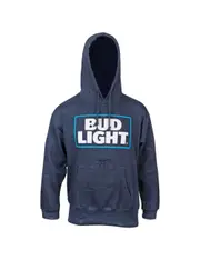 Bud Light Blue Beer Pouch Hoodie