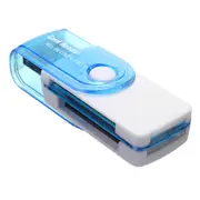 4-in-1 USB 2.0 M2 MS SD TF Card Reader random Color