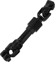 Grcfumo 1 Pc Intermediate Steering Shaft Joint, Lower Steering Shaft, Rocker Switch Panel 3 Gang DC 12V 24V 5 Pin Blue Light Toggle On Off Lights Control Switch Panel