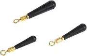 100pcs Fishing Fishing Marker Buoys Fishing Drift Seat Fishing Rolling Drift Black