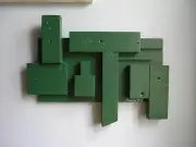 The Green Painting A 3 Dimensional Painting Acrylic on Wood - Ranton 2020