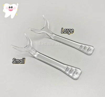Dental Clinic Cheek Lip Retractor T-shape Mouth Opener Clear Autoclavable
