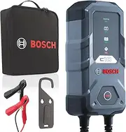 [Bosch] C10 Battery Charger, 3.5 Amps with Trickle Function - For 12V Lead-acid, AGM, GEL, EFB and SLI Batteries, Comes with a UK Style Plug