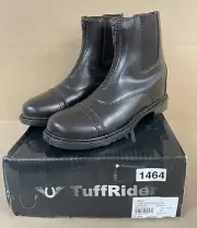 TuffRider Starter Zip Paddock Boots Womens Ladies Equestrian 3042 Brown Sz 7