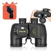 ESSLNB ES3078 10X50 Powerful Marine Binoculars Military Level With IPX7 Waterproof BAK4 Prism For Rangefinder Compass Lo