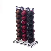 42 Coffee Pod Stand Nespresso Capsule Holder Chrome Tower Storage Rack AU Stock