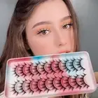 Clusters Fake Eyelashes Cosplay Lashes Manga Lashes Mink Lashes Anime Lashes