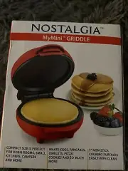 Nostalgia My Mini 5" Waffle Maker Red