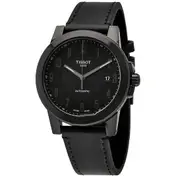 Original Tissot Gentleman Black Dial Black Leather Men's Watch T098.407.36.052.00