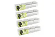 16x Lemon And Lime 135ml Quilted Glass Conserve Jar Food Storage Container