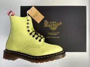 DR MARTENS X UNDERCOVER JUN TAKAHASHI PASTEL YELLOW BOOTS 4UK NEW MADE IN ENLAND