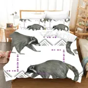 Yellow Weasel Duvet Quilt Doona Cover Set Queen/Double/Single/King Bed Linen