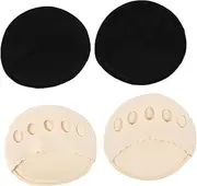 PLAFOPE Ice Silk Half Palm Socks Toe Separating Women's Socks Forefoot Insoles Non-skid Palm Pads for High Heels