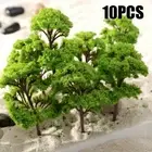 Model Trees Train 12cm Artificial DIY Landscape Layout Plastic Railway