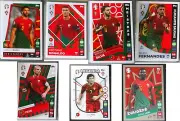 7 cards EURO 2024 LIDL Topps Match Attax PORTUGAL Ronaldo Figo Pepe Leao Silva