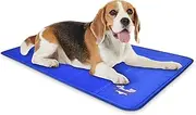 Arf Pets Dog Cooling Mat 27” x 43” Pad for Kennels, Crates and Beds, Non-Toxic, Durable Solid Self Cooling Gel Material. No Refrigeration or Electricity Needed, Medium
