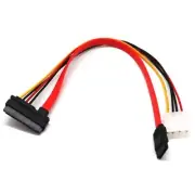 High Quality Sata 22P 15+7 Pin Power Data Cable to 4 Pin IDE Hard Adapter