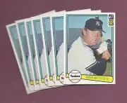SHARP LOT OF SEVEN 1982 DONRUSS #335 GRAIG NETTLES PACK FRESH .99 SHIP