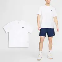 在飛比找PChome24h購物優惠-Nike 耐吉 短袖 NSW Tee 男款 白 藍 棉質 刺