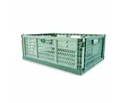 Collapsible Crate, Large, Green - Anko