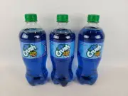 Set of 3 - 20oz Sour Patch Kids Berry Crush Soda - New - Collectors
