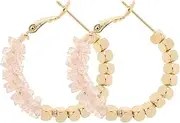 [LIFKOME] Elegant Crystal Earrings for Women Geometric Design Fashion Jewelry Dangle Earrings for Women