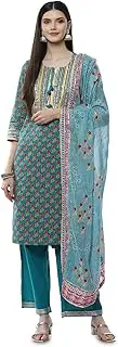 [BIBA] Women's Cotton Salwar Kurta Dupatta