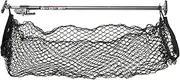 KEEPER Ratcheting Cargo Bar - Rubber, Black/Silver, Adjustable from 40"-70" - Comes with 60” x 24” Storage Net (5060), for Truck