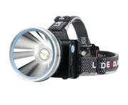 JunChang C35 Strong Light Night Fishing Headlight Outdoor Sensor USB Infinite Dimming Head-mounted Searchlight for Camping Hiking Mountaineering