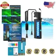Fully Submersible Fish Tank Filter with UV Light & Timer – Safe for Aquatic Life