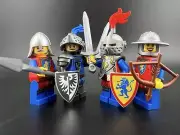 Lego Minifigure Lot 4 Black Falcons And Lion Knights Castle FOR Luna