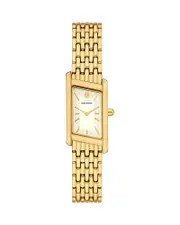 Tory Burch The Eleanor Angled Two-Hand Gold-Tone Stainless Steel Watch, 19mm x 37mm