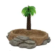 Aquatopia Hermit Crab Palm Tree With Bowl (AQT81043)