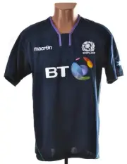 SCOTLAND NATIONAL TEAM RUGBY UNION SHIRT MACRON L